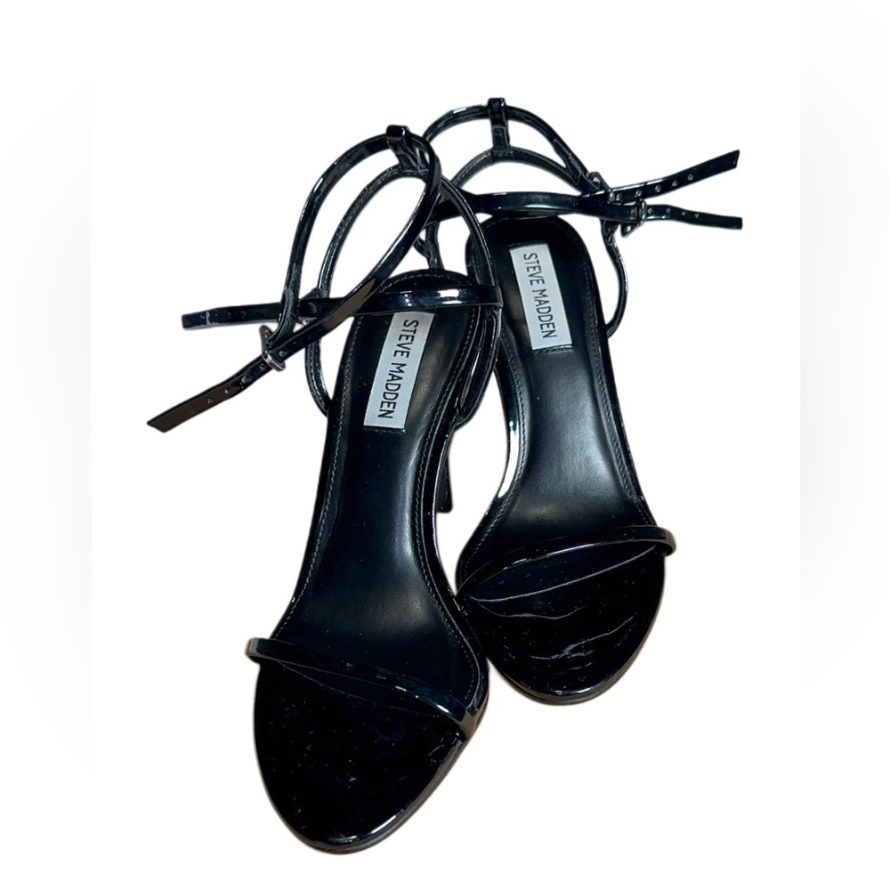 Steve Madden Glossy Black Women's Heels